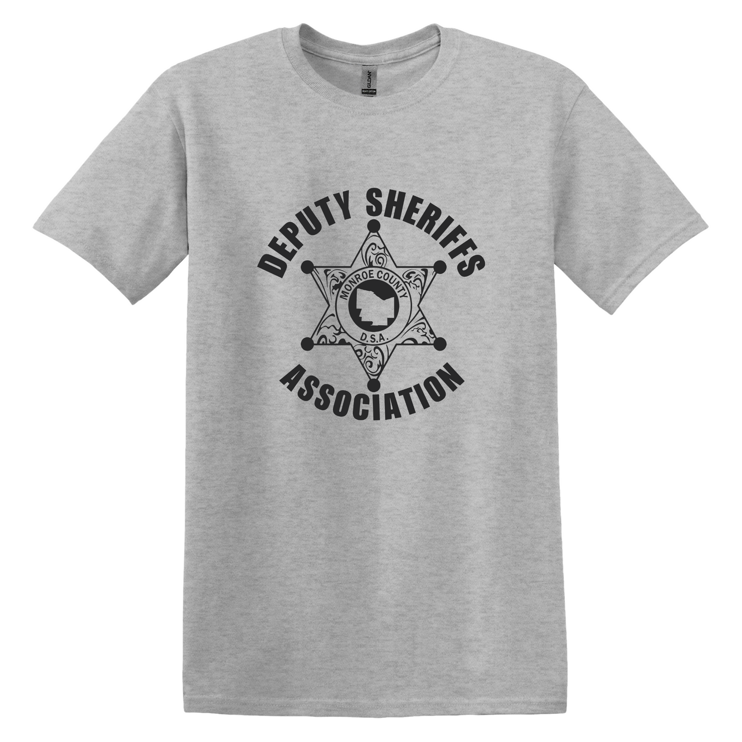 Gildan Heavy Cotton Short Sleeve T-Shirt, Deputy Logo Large Front