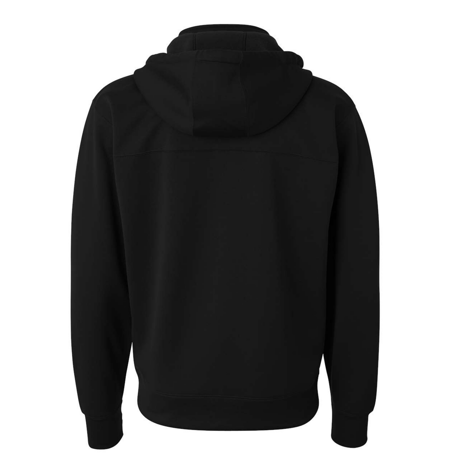Poly-Tech Full-Zip Hooded Black Jacket with MCDSA Logo