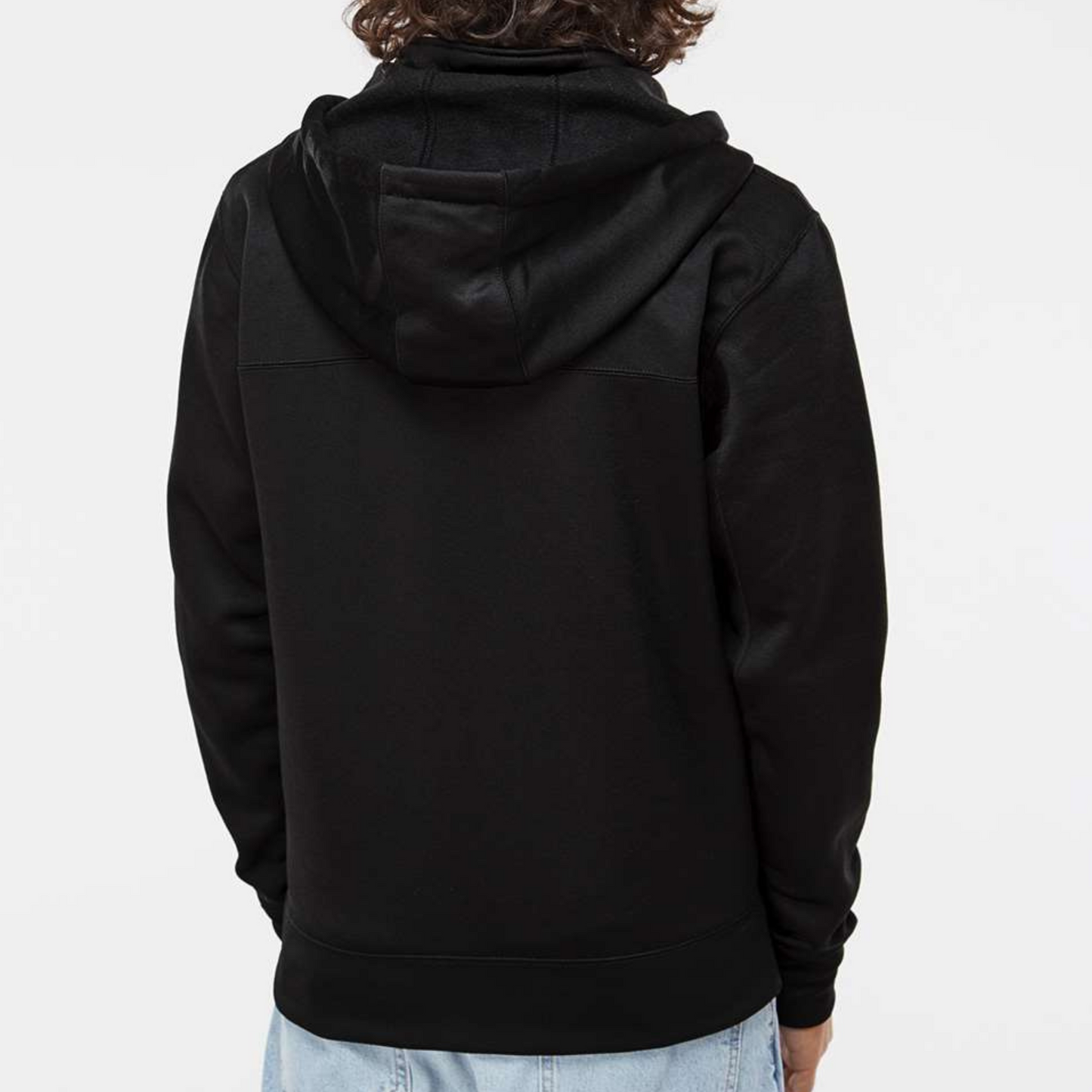 Poly-Tech Full-Zip Hooded Black Jacket with MCDSA Logo