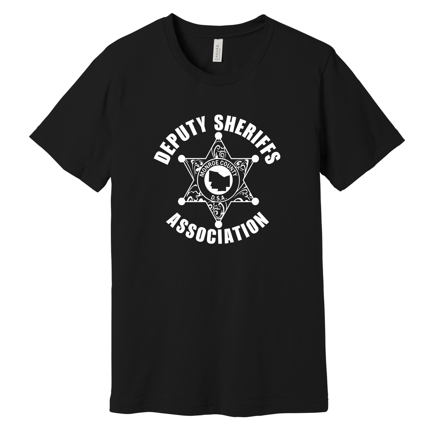 Bella Canvas Short Sleeve T-Shirt Sheriff Deputy Logo Large Front