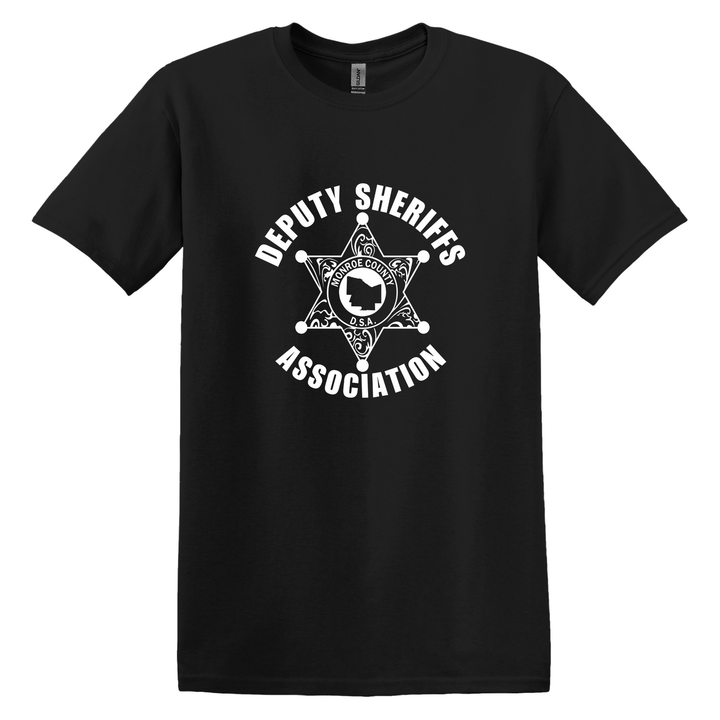 Gildan Heavy Cotton Short Sleeve T-Shirt, Deputy Logo Large Front