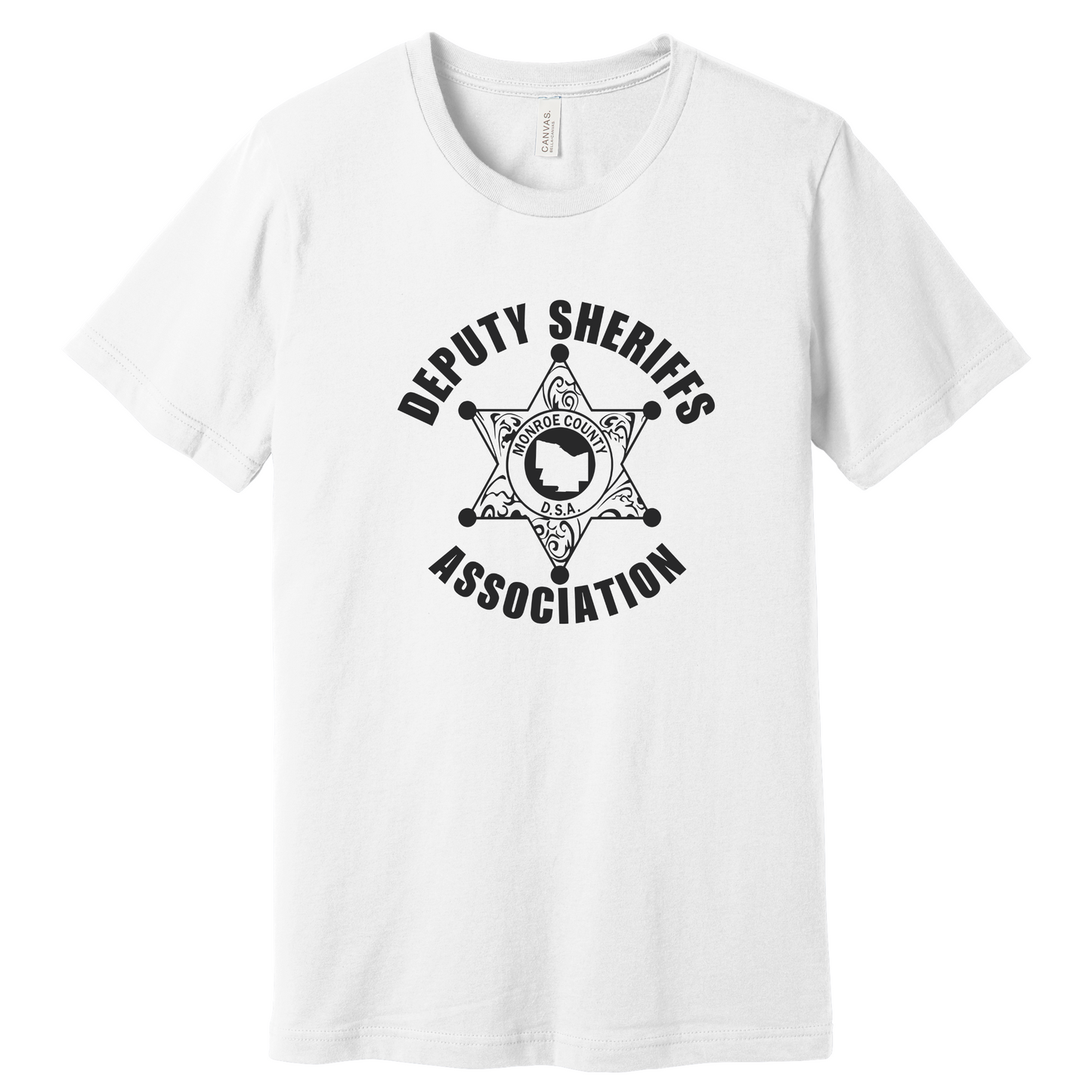 Bella Canvas Short Sleeve T-Shirt Sheriff Deputy Logo Large Front