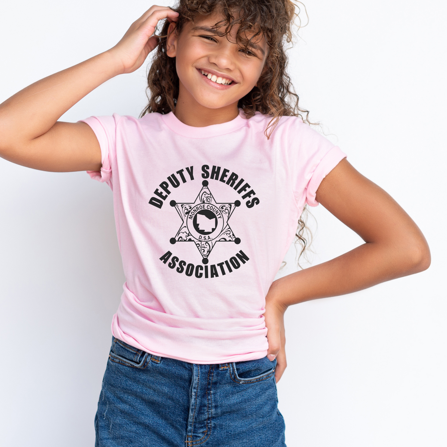 Kids Shirt/Baby Bodysuit with Black Deputy Logo
