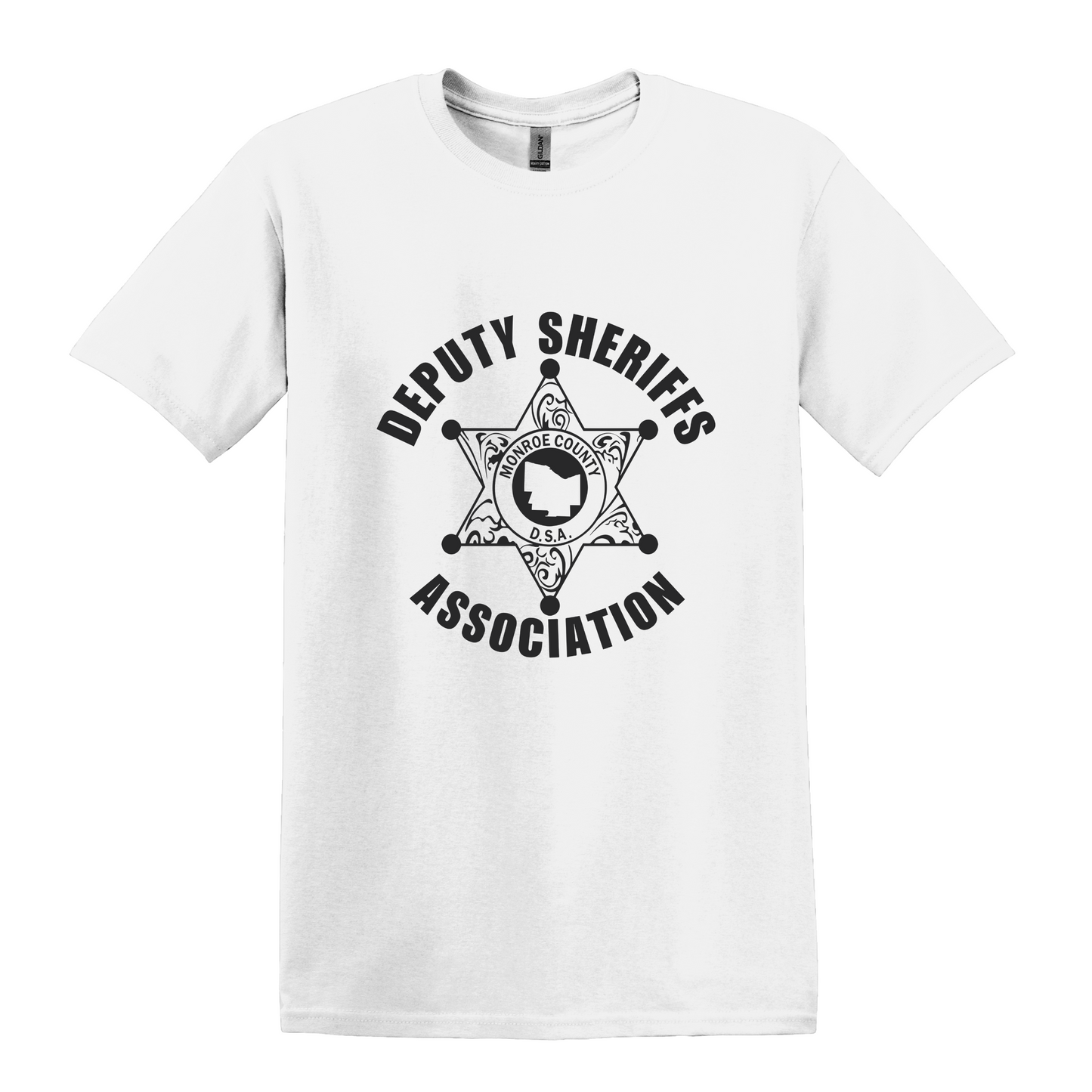 Gildan Softstyle Short Sleeve T-Shirt Large Front Deputy Logo