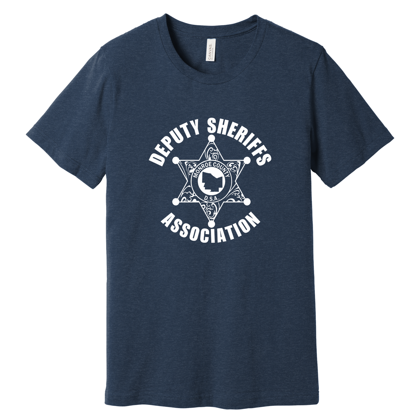 Bella Canvas Short Sleeve T-Shirt Sheriff Deputy Logo Large Front