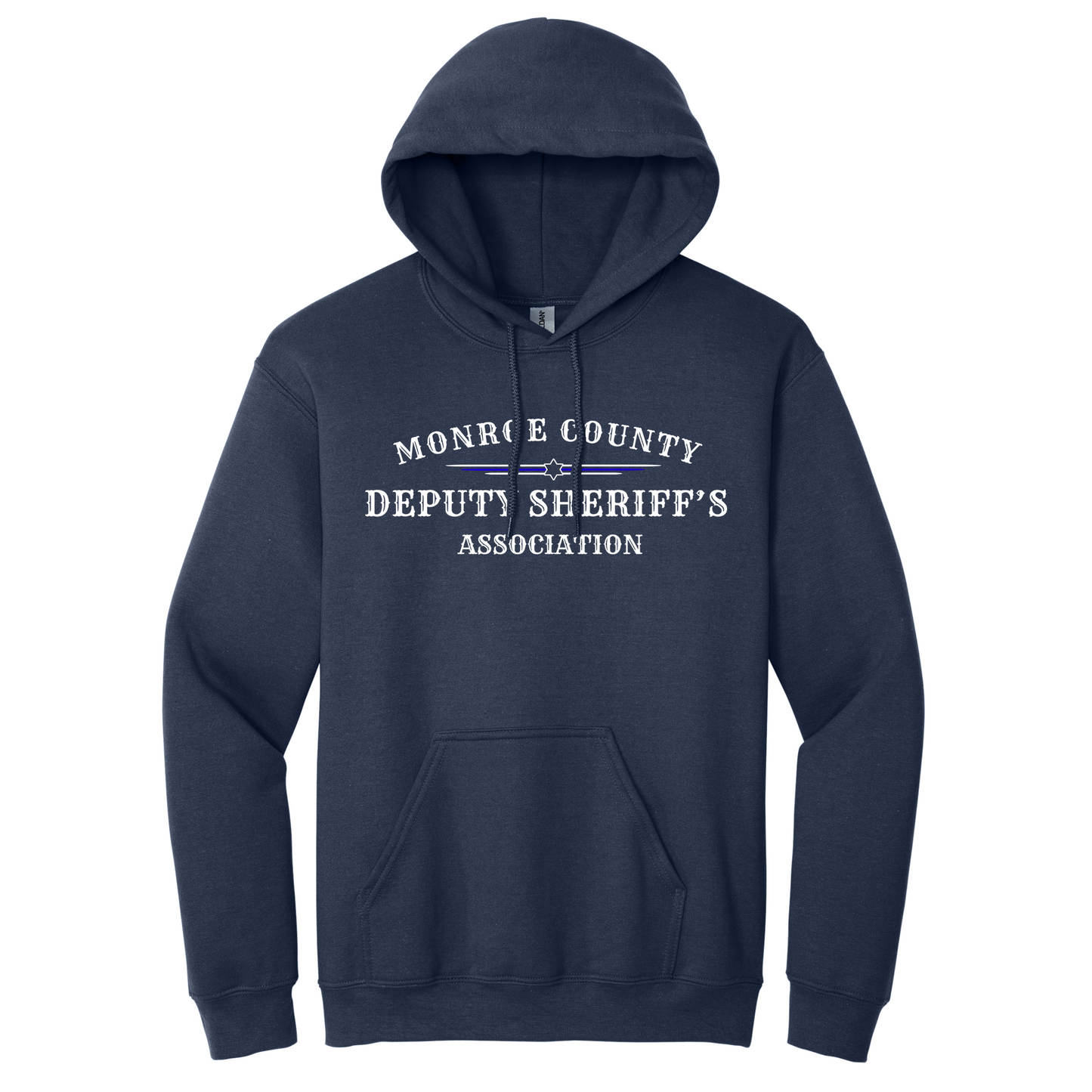 Gildan Pullover Hoodie Large Front MCDSA Logo