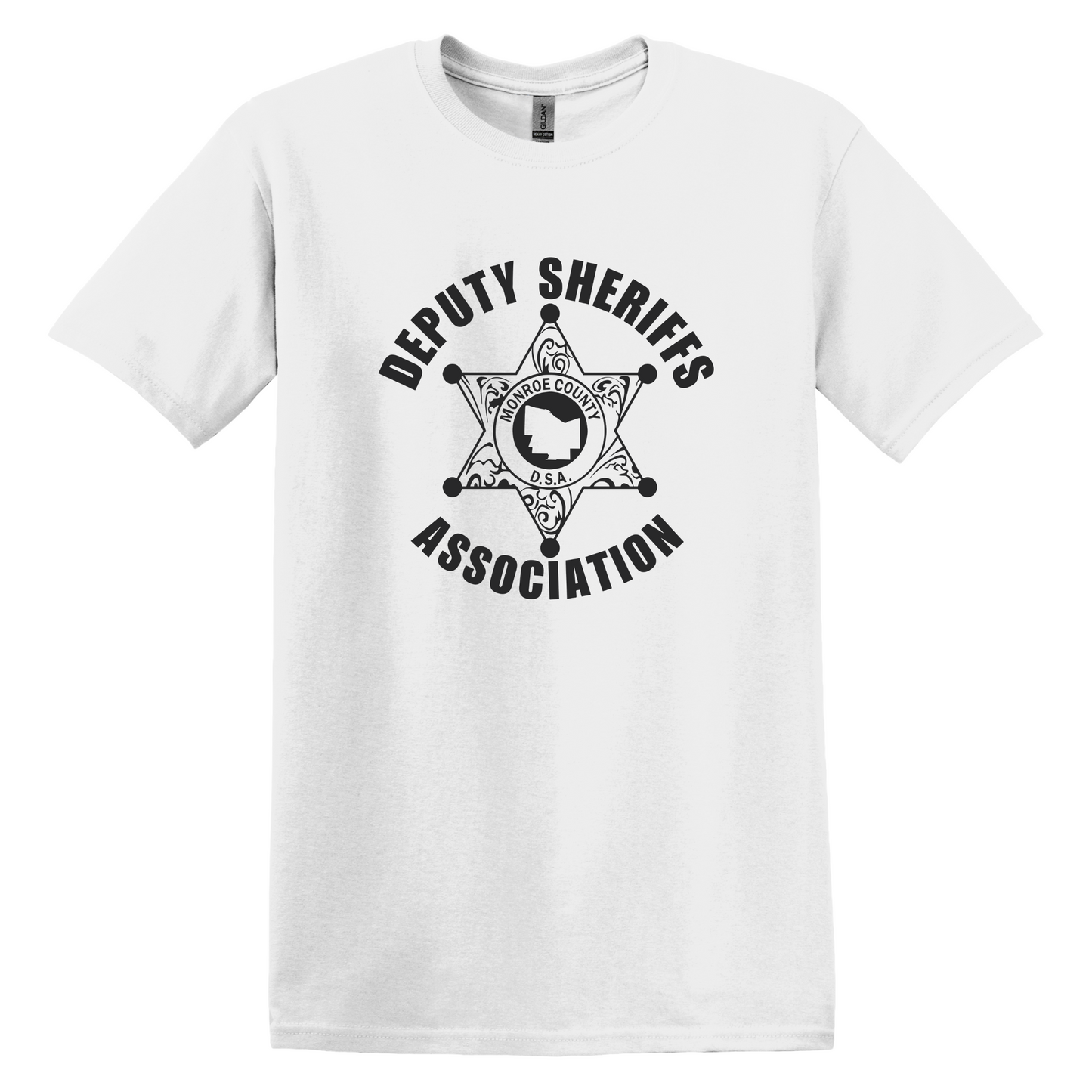 Gildan Heavy Cotton Short Sleeve T-Shirt, Deputy Logo Large Front