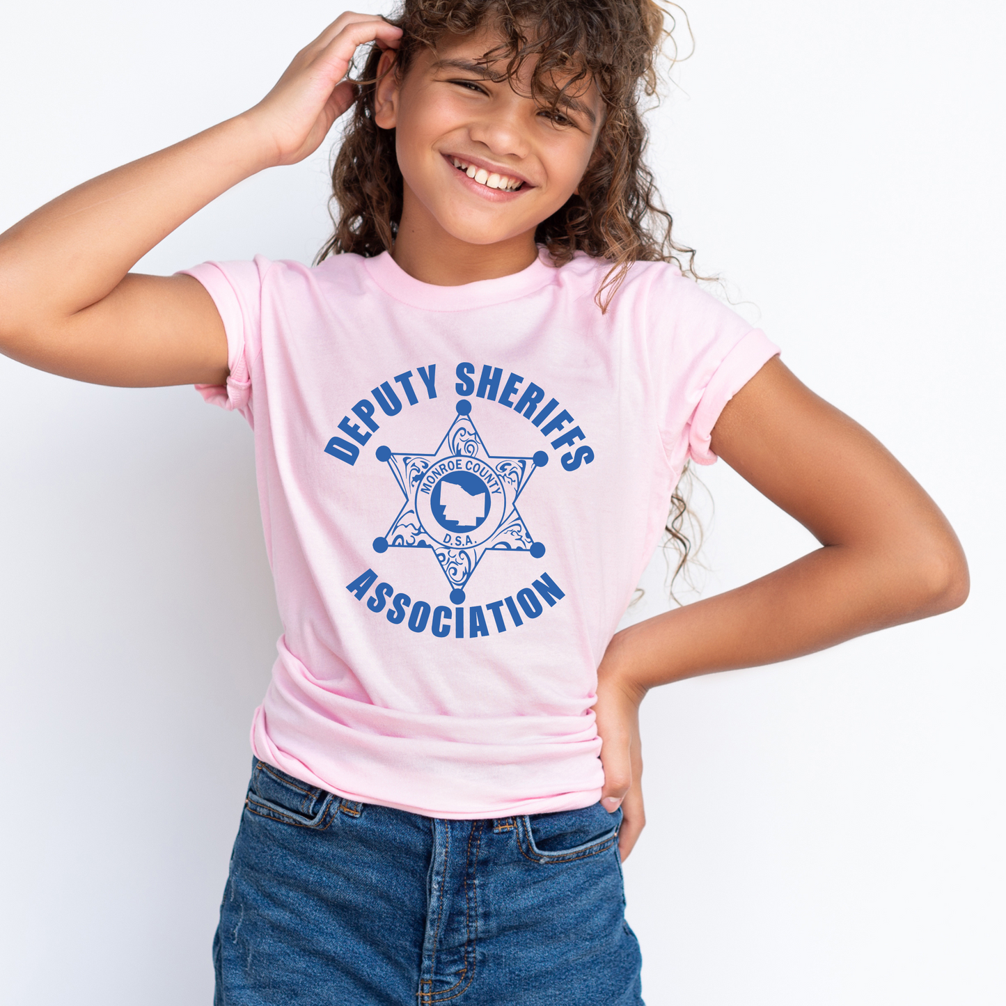 Kids Shirt/Baby Bodysuit with Blue Deputy Logo