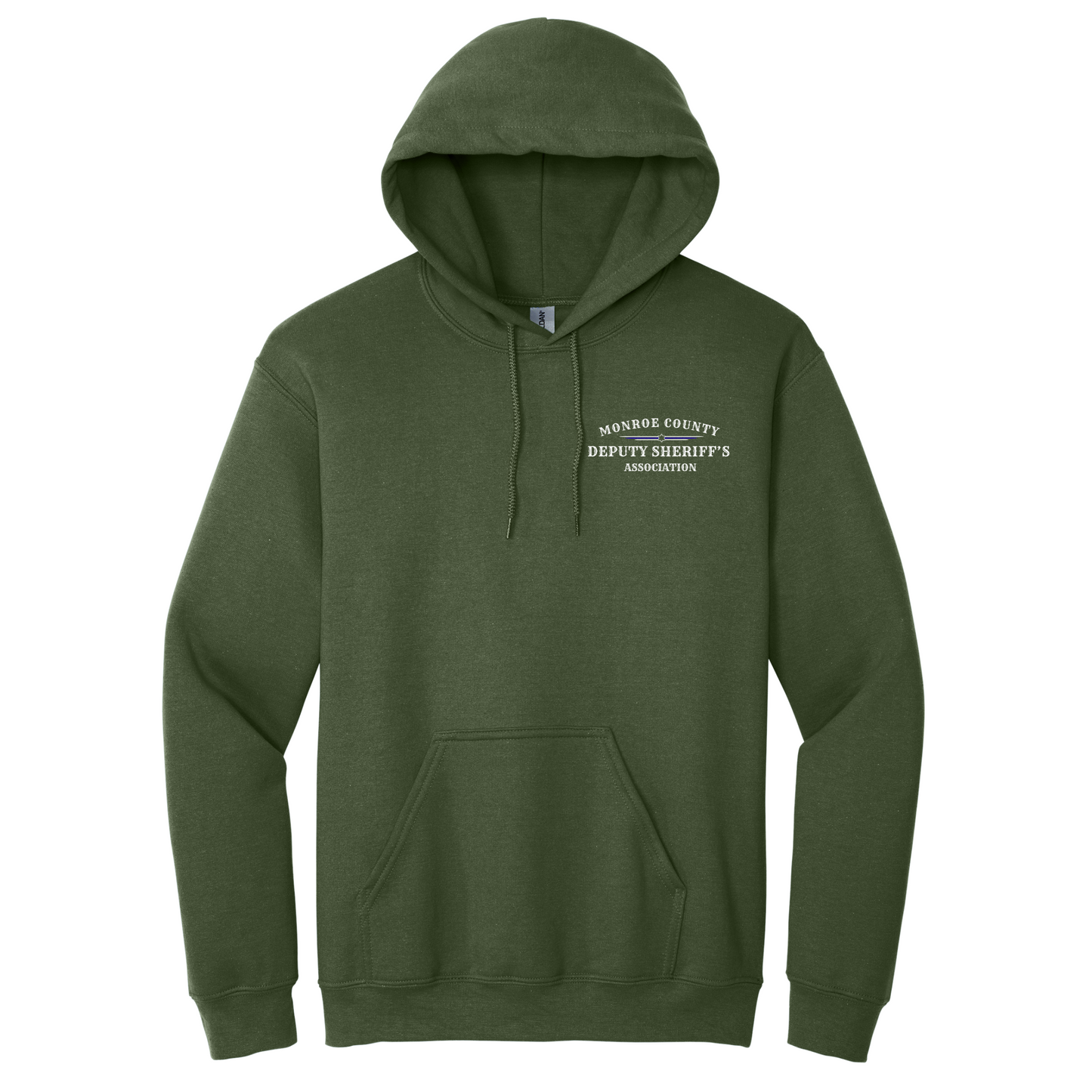 Gildan Pullover Hoodie Small Left Chest MCDSA Logo
