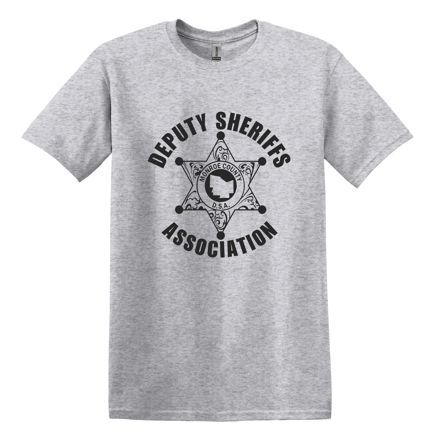 Gildan Softstyle Short Sleeve T-Shirt Large Front Deputy Logo
