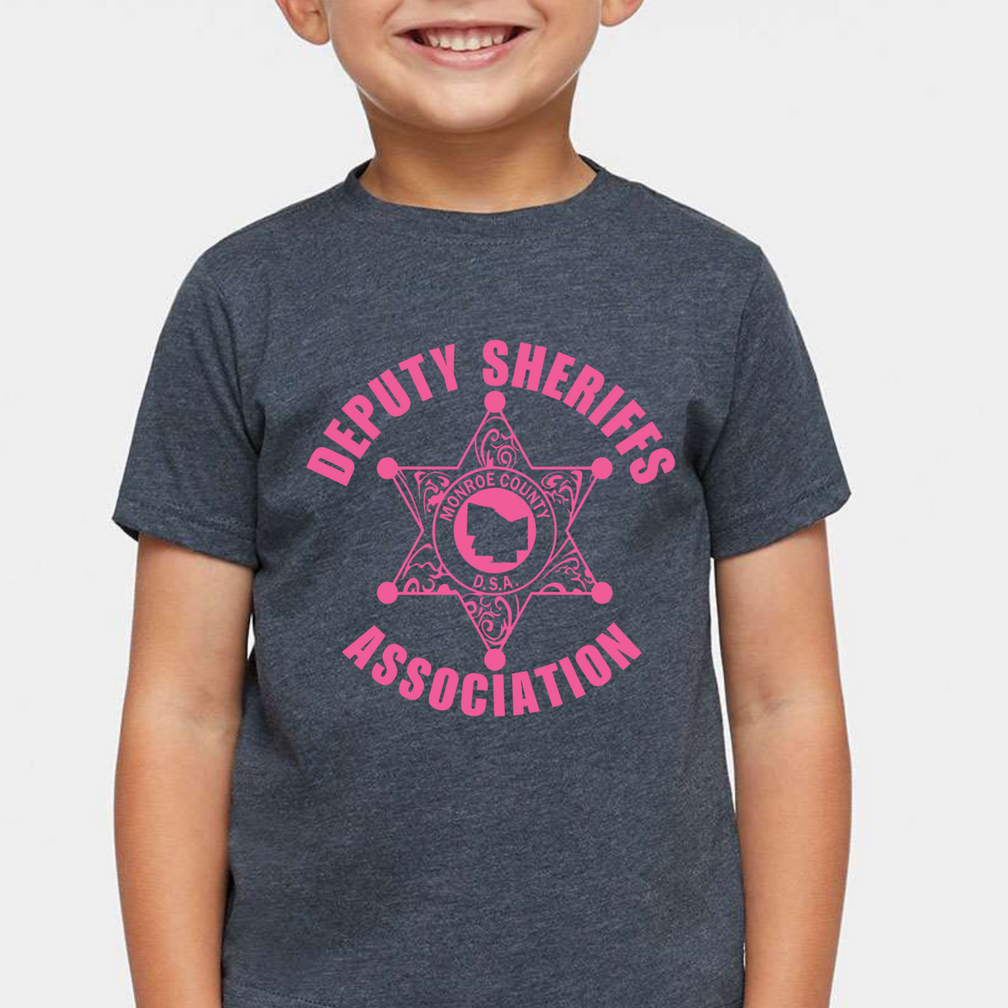 Kids Shirt/Baby Bodysuit with Pink Deputy Logo