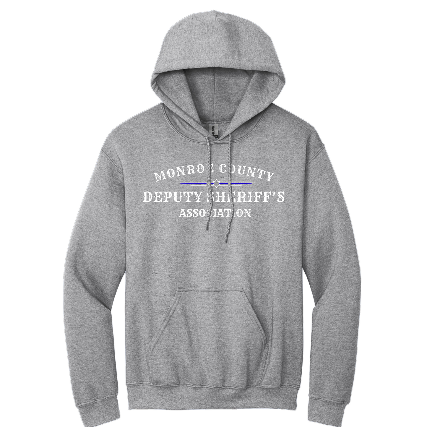Gildan Pullover Hoodie Large Front MCDSA Logo