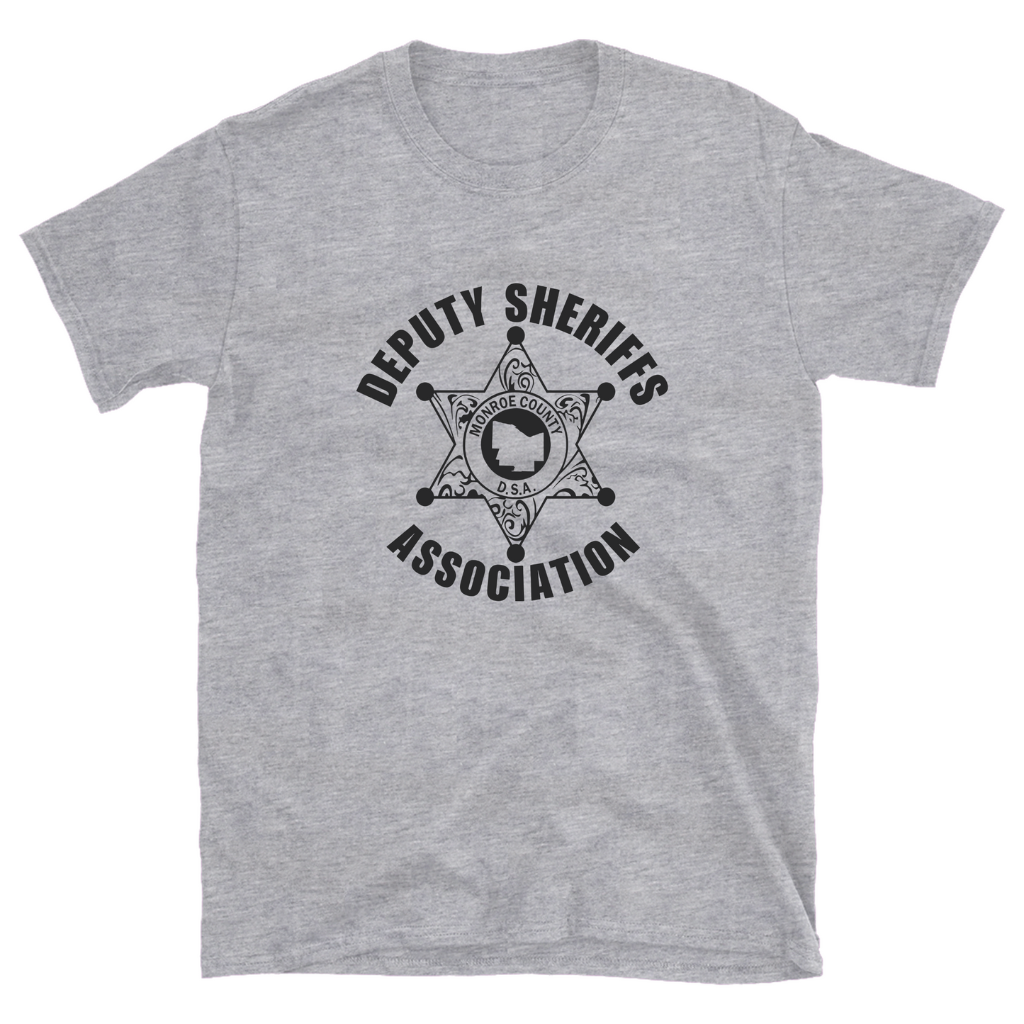 Bella Canvas Short Sleeve T-Shirt Sheriff Deputy Logo Large Front