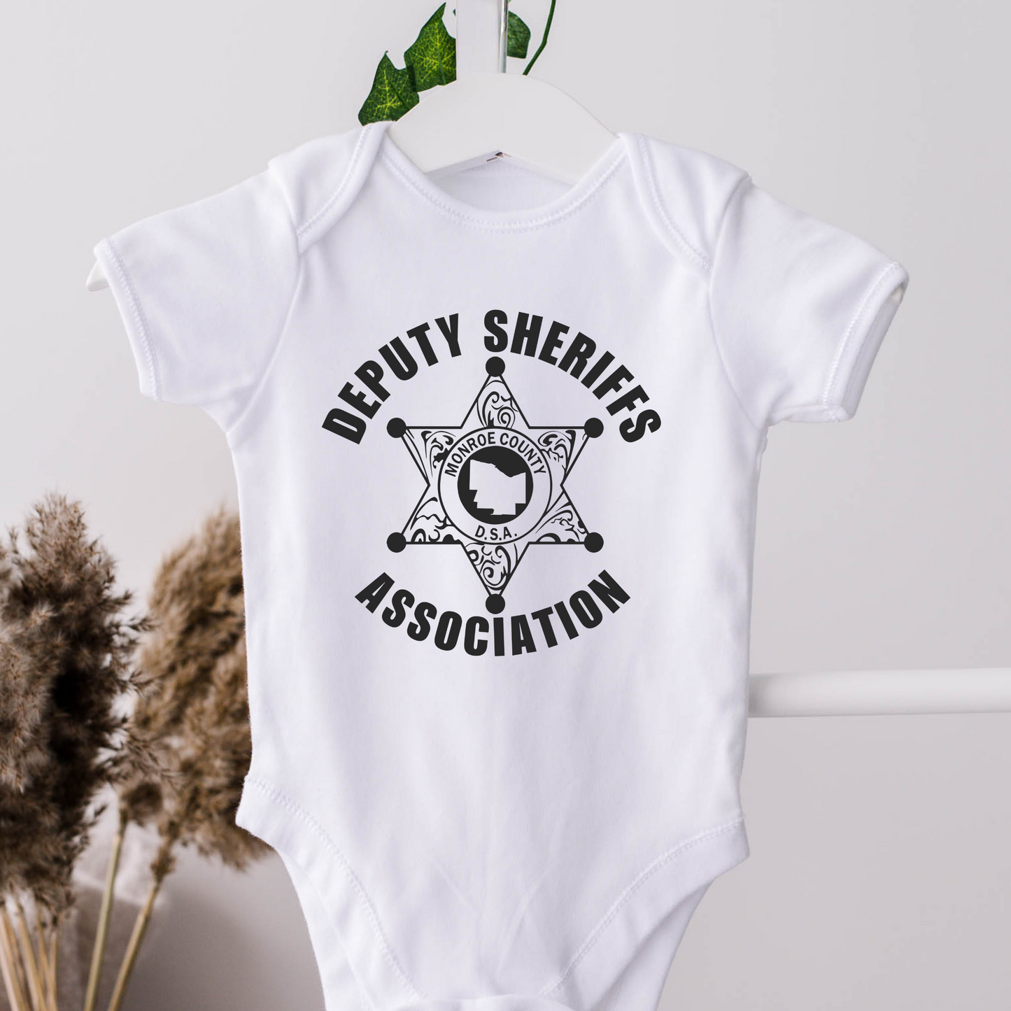 Kids Shirt/Baby Bodysuit with Black Deputy Logo