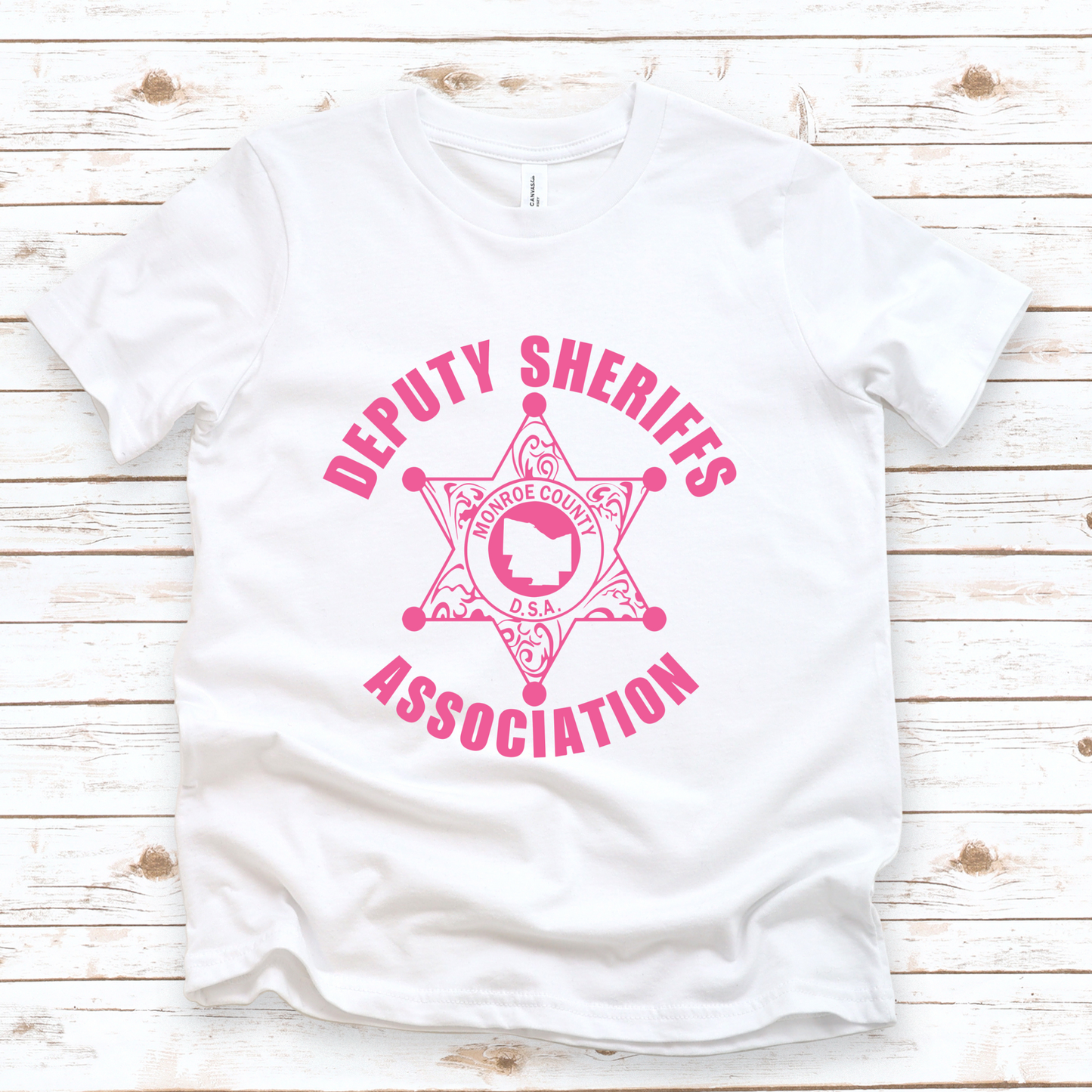 Kids Shirt/Baby Bodysuit with Pink Deputy Logo