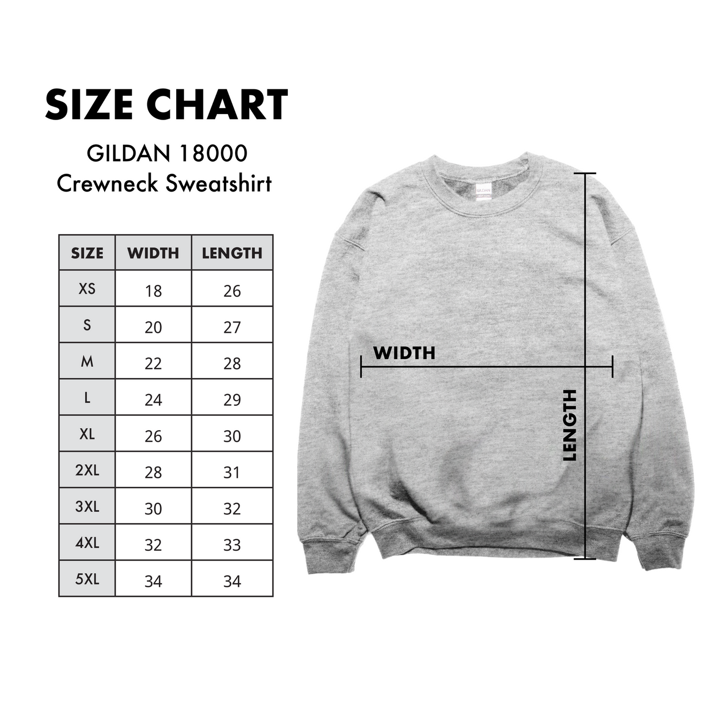 Gildan Sweatshirt Left Chest MCDSA Logo