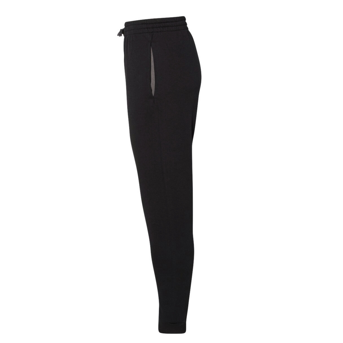 Black Sweatpant Joggers with drawstring waist and side pockets