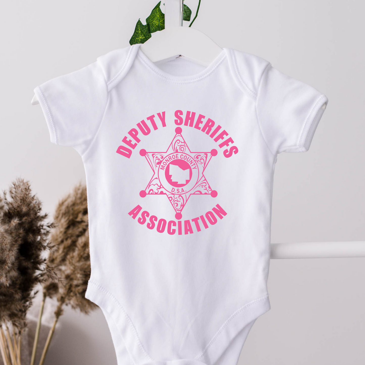 Kids Shirt/Baby Bodysuit with Pink Deputy Logo
