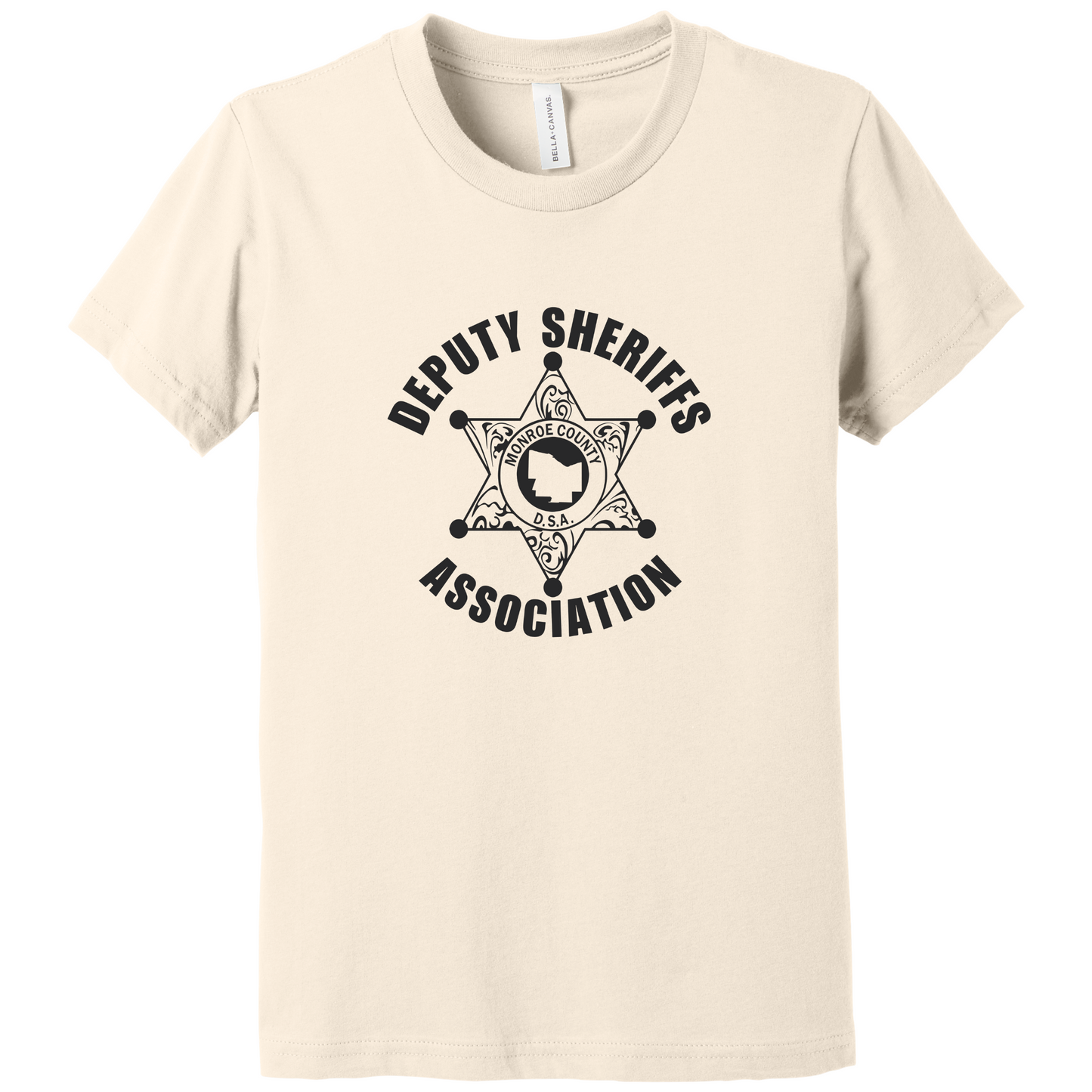 Bella Canvas Short Sleeve T-Shirt Sheriff Deputy Logo Large Front