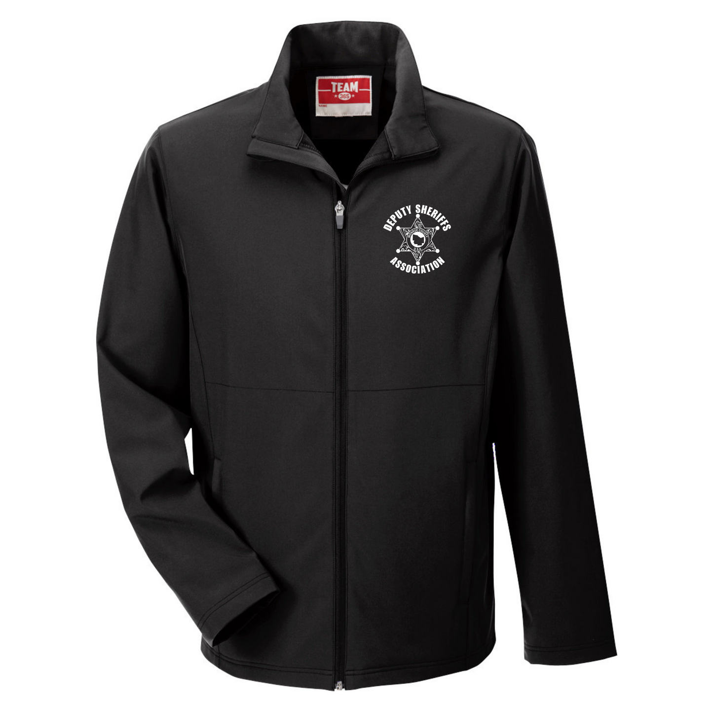 Team 365 Soft Shell Jacket w/Deputy Sheriff's Association Logo on left chest