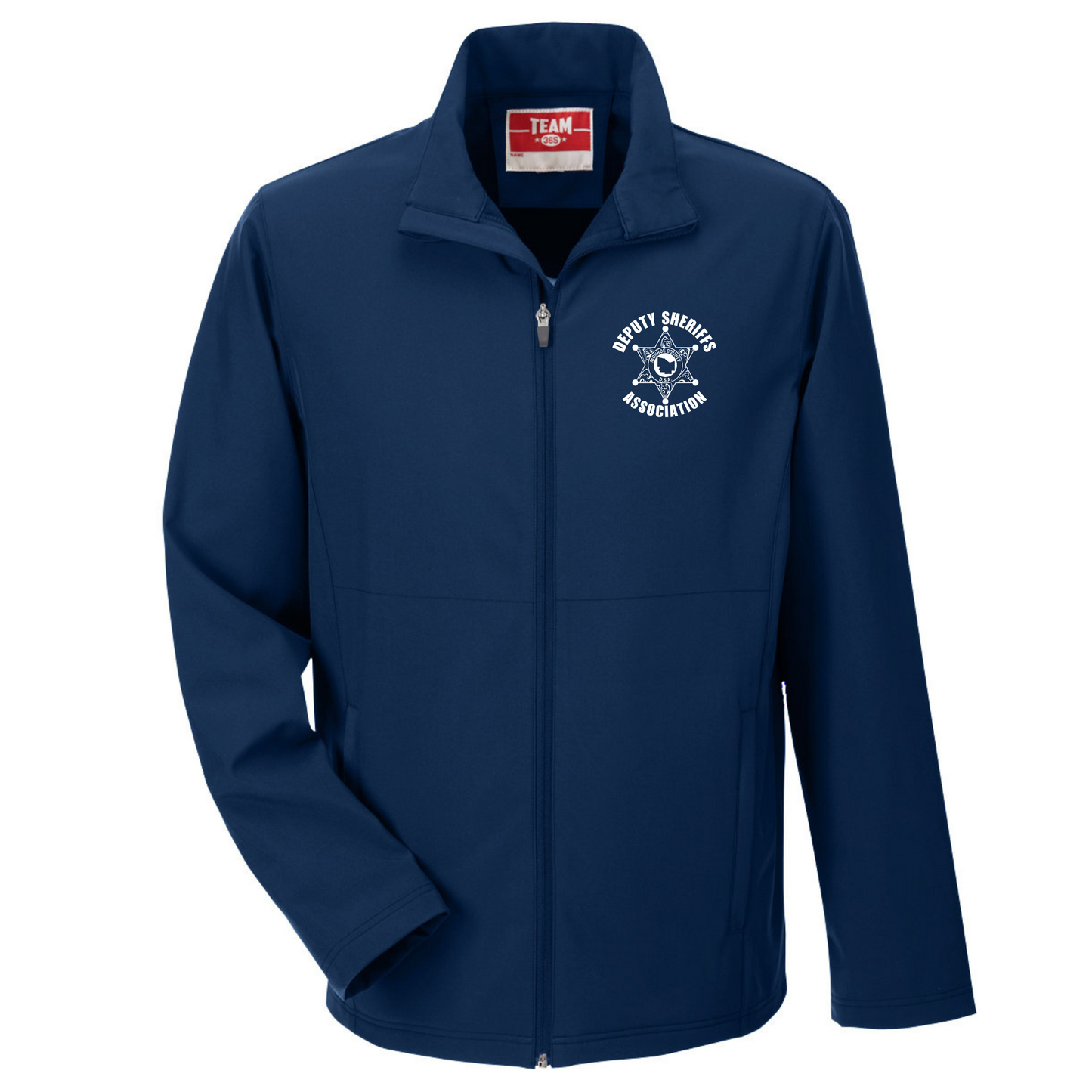 Team 365 Soft Shell Jacket w/Deputy Sheriff's Association Logo on left chest