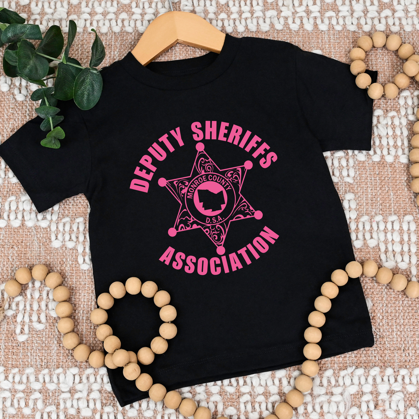Kids Shirt/Baby Bodysuit with Pink Deputy Logo