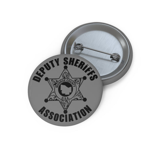 Deputy Sheriffs Association Pin Button — Custom Law Enforcement Badge Accessory